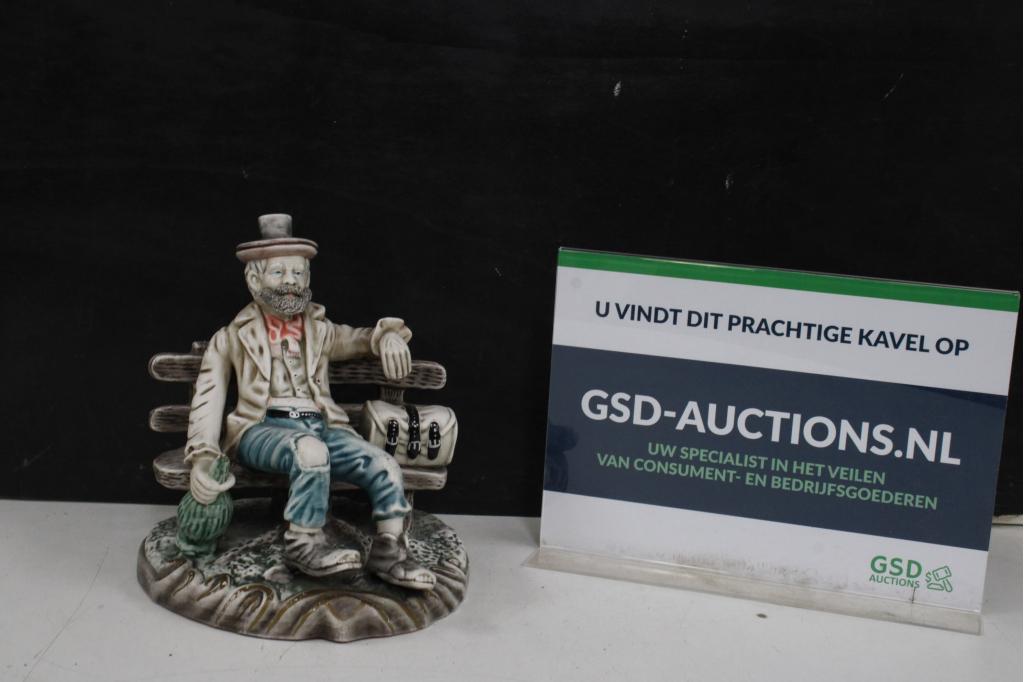 Vintage Capodimonte Vagebond Beeld, Ophalen of Verzenden