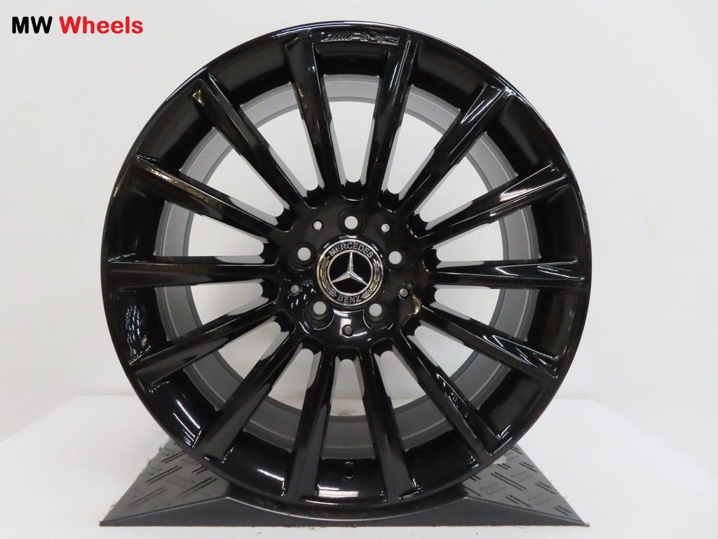 Originele Mercedes 19 inch AMG velgen C Klasse W205 C450 C43, Auto-onderdelen, Banden en Velgen, 19 inch, Gebruikt, Velg(en), -