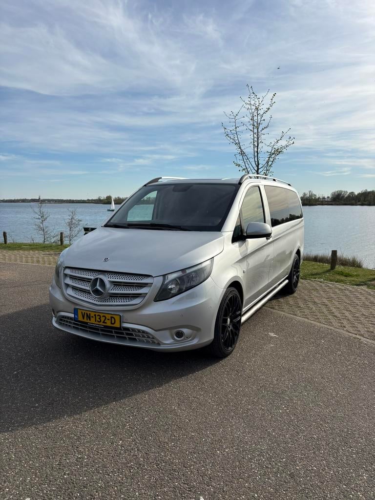 Mercedes-Benz Vito 111 CDI Navi Hand Cam PDC Trek Marge   |, Voorwielaandrijving, Euro 5, Stof, Zwart