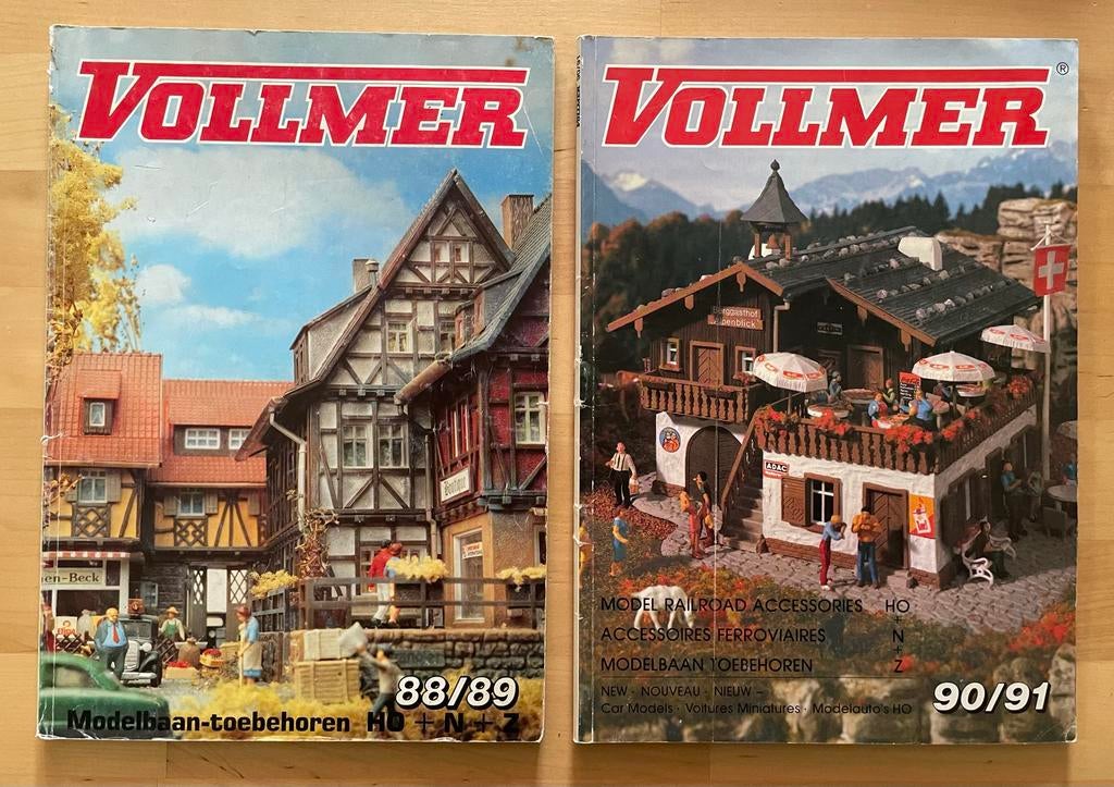 Vollmer Modelbaan-toebehoren catalogi 88/89 en 90/91, Ophalen of Verzenden, Gebruikt, Boek, Tijdschrift of Catalogus, Overige merken