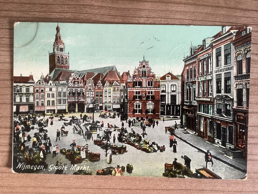 ansichtkaart Nijmegen, Ophalen of Verzenden, Gelopen, Gelderland