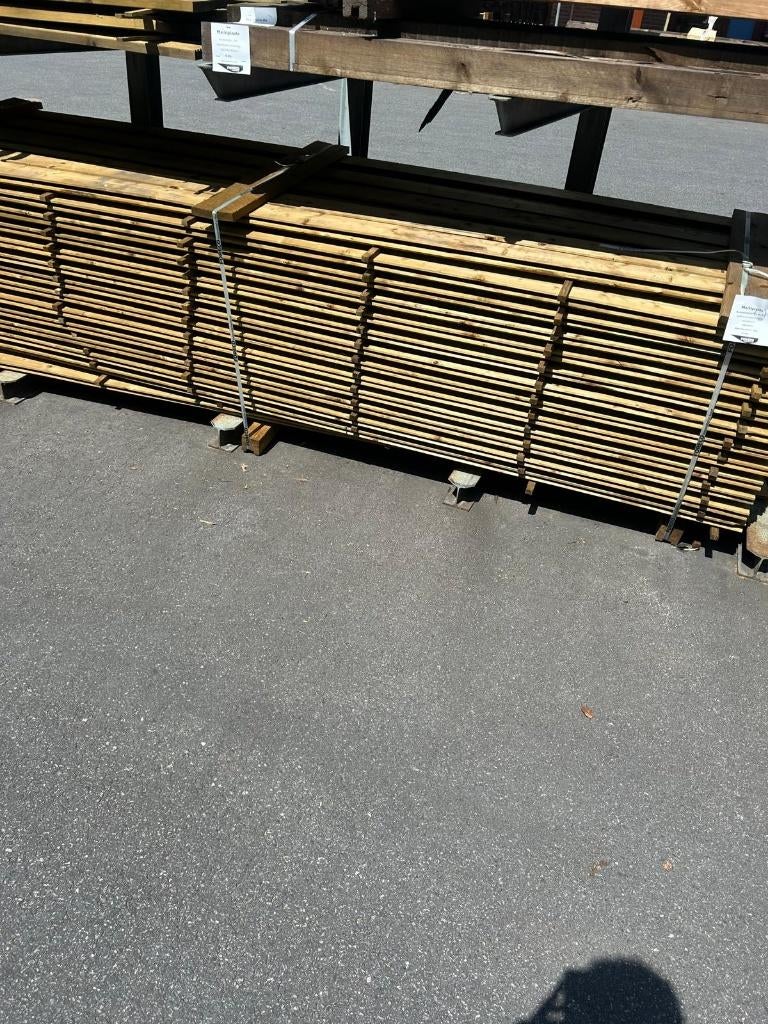 Schuttingplank geïmpregneerd 19x145mm 180cm nr. 520, Ophalen, Nieuw, 250 cm of meer, Planken