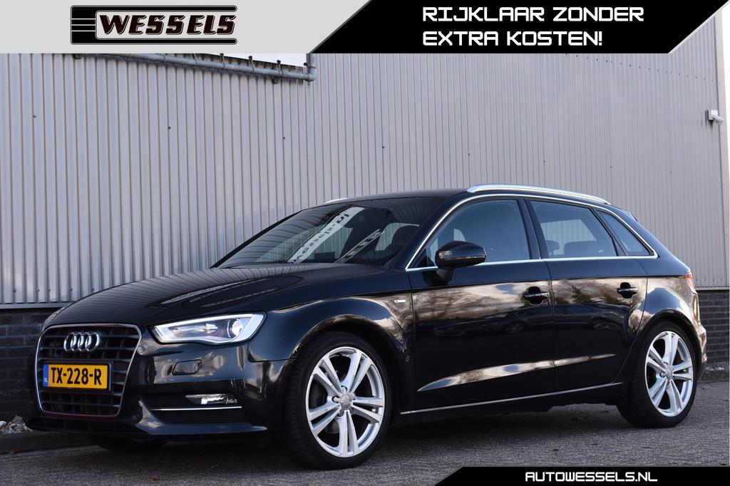 Audi A3 Sportback 1.4 TFSI 2x S-Line Afgevlakt stuur, Stoelv, Voorwielaandrijving, Gebruikt, 4 cilinders, Leder en Stof