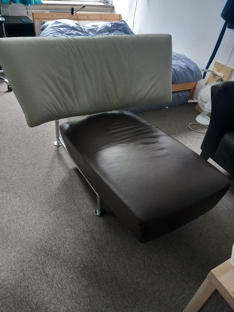 Leolux akka chaise longue + loveseat, Ophalen, Tweepersoons, Zo goed als nieuw, Minder dan 150 cm