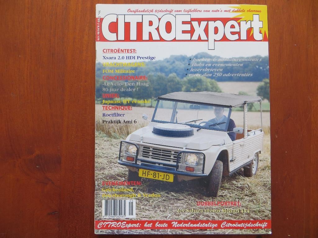CitroExpert 5 1999 Méhari 4x4, 2CV Sahara 4x4, Xsara, Ophalen of Verzenden, Nieuw, Citroën