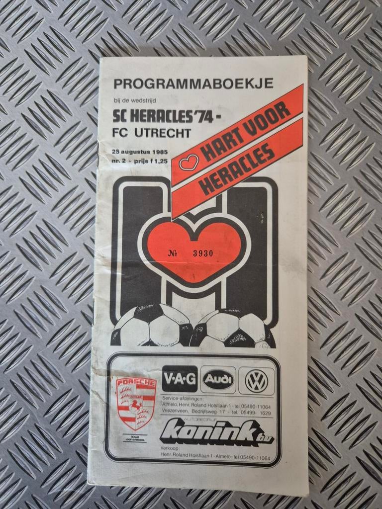 SC HERACLES  '74  - FC UTRECHT, Ophalen of Verzenden, Zo goed als nieuw, F.C. Utrecht