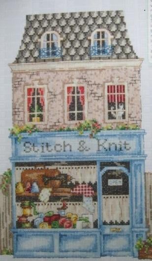 Borduurpatroon  Handwerkwinkel en woning  nr 9747, Verzenden, Nieuw, Handborduren, Patroon