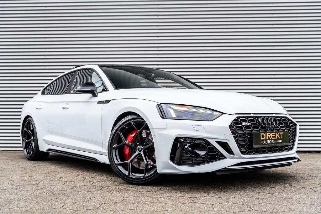 Audi RS5 SPORTBACK 2.9 TFSI Quattro Competition Kuipstoelen, Automaat, Gebruikt, Zwart, Wit