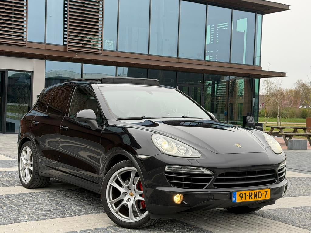BLACK Porsche Cayenne 3.0 D V6 240PK+ TV’s-2xPano-21”4x4 SUV, Automaat, Cayenne, Zwart, 2500 kg