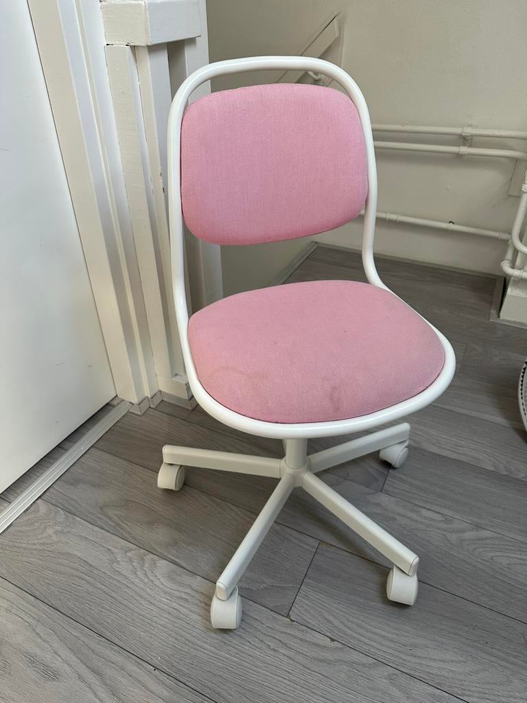Ikea bureaustoel, Ophalen, Gebruikt, Roze, Bureaustoel