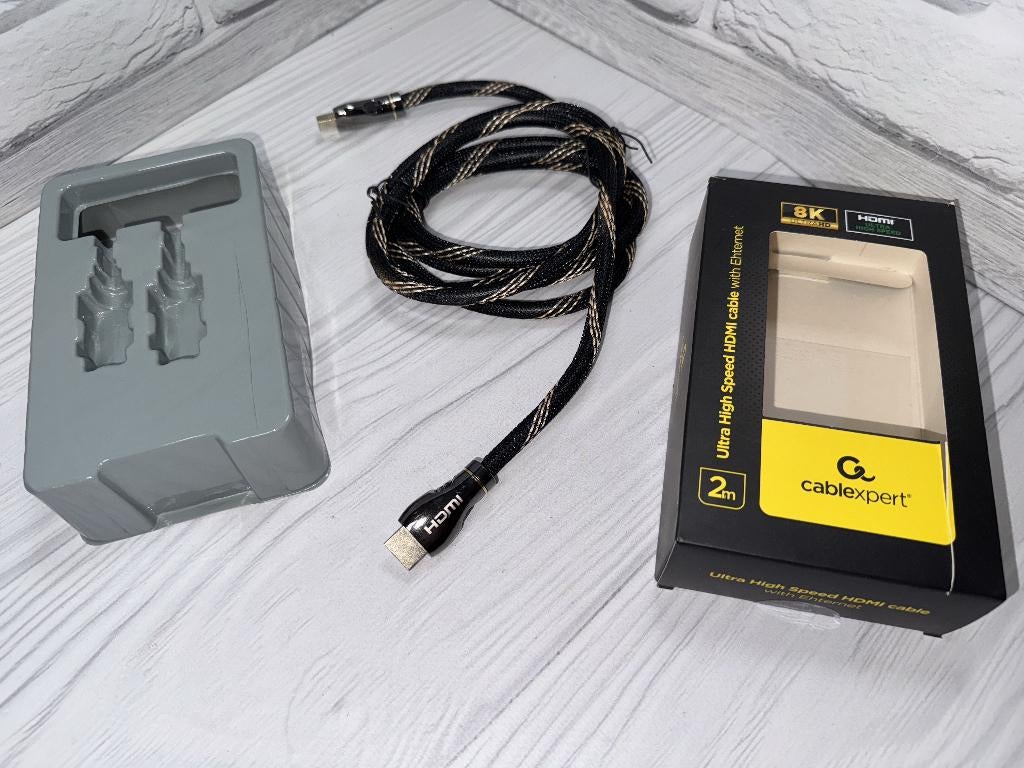 High-speed HDMI cable with Ethernet, 8K series, 2m, Verzenden, Zo goed als nieuw, Minder dan 2 meter, HDMI-kabel