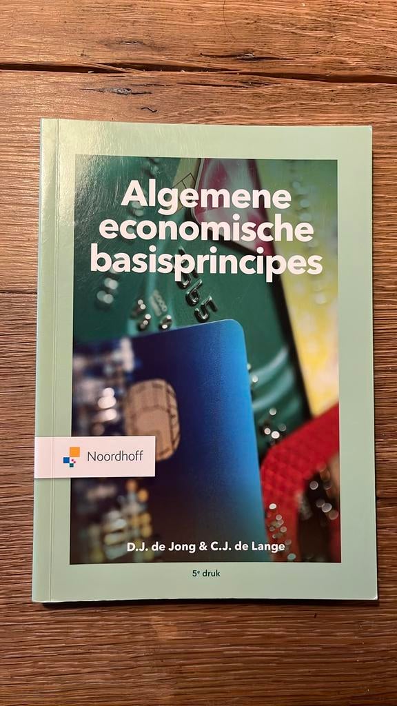 Algemene economische basisprincipes - 5e druk, Boeken, Studieboeken en Cursussen, Ophalen of Verzenden, Gamma, Zo goed als nieuw