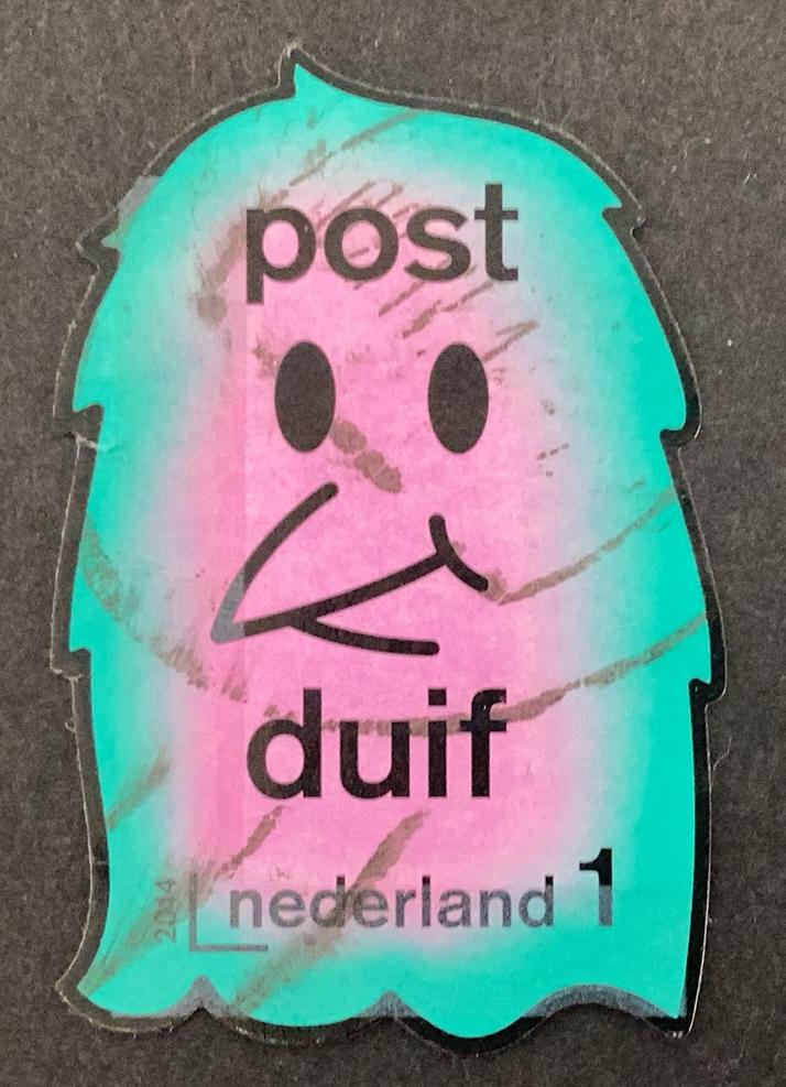 Post duif zegel 2014 NVPH 3224, Verzenden, Na 1940, Gestempeld
