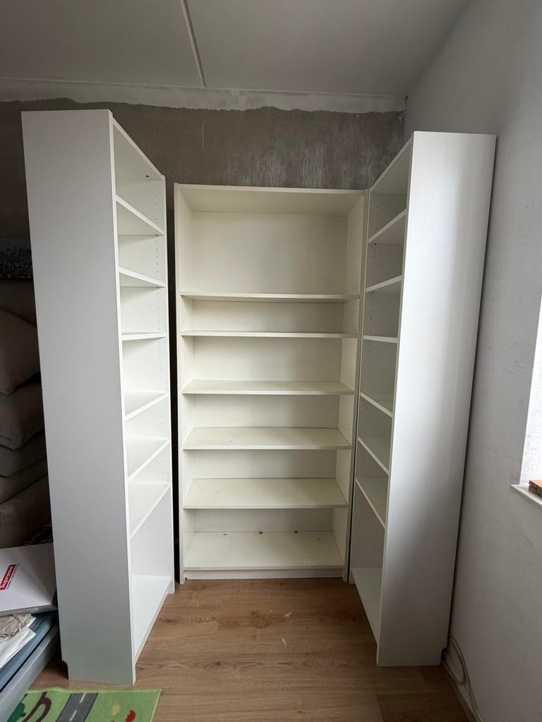 Ikea billy kasten, Ophalen, Met plank(en), Gebruikt, 200 cm of meer