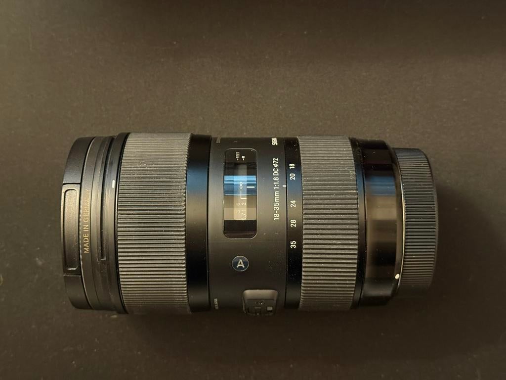 Sigma 18-35mm F1.8 DC Art Lens, Ophalen of Verzenden, Zo goed als nieuw, Groothoeklens, Zoom
