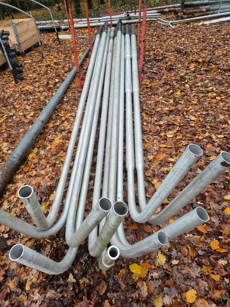 Lantaarnpaal lichtmast aluminium 4 m / 6 m LPH ++ staal, Ophalen