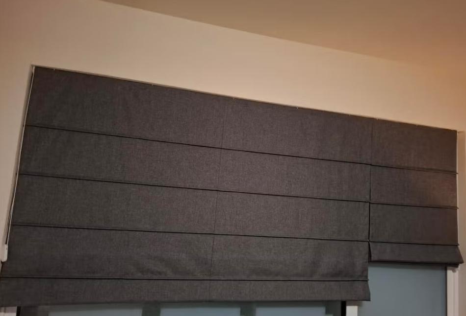 Verduisterende vouwgordijnen, Ophalen, Nieuw, 200 cm of meer, Minder dan 100 cm