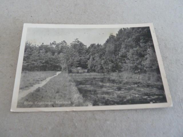 Breda 1950 Kogelvanger Mastbosch, Ophalen of Verzenden, 1940 tot 1960, Gelopen, Noord-Brabant