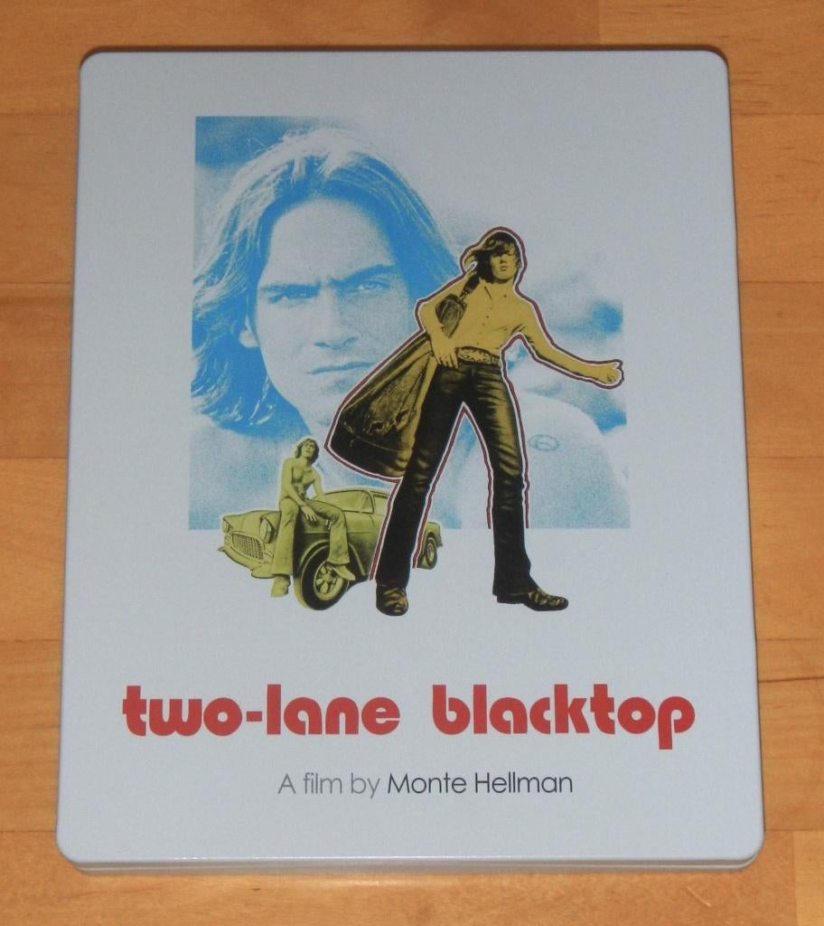 blu ray - Two-Lane Blacktop - Masters of Cinema Steelbook, Ophalen, Zo goed als nieuw, Actie