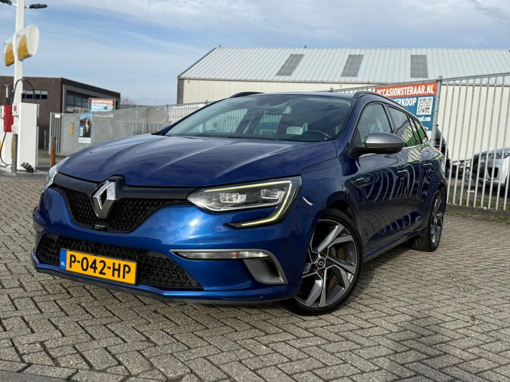 Renault Mégane Estate 1.6 TCe GT#Automaat#205pk#Sport#Apk, Auto's, 1618 cc, Euro 6, 4 cilinders, Blauw
