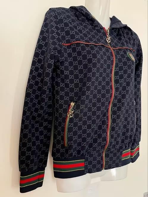 Gucci vest/jasje maat S, Ophalen of Verzenden, Zo goed als nieuw, Maat 36 (S), Blauw