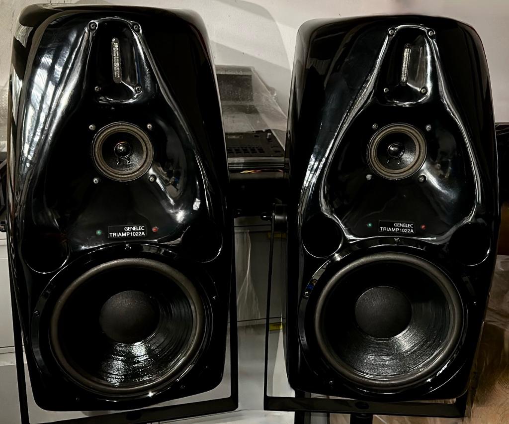 GENELEC 1022A Vintage Studio Monitor, Refurbished, 120 watt of meer, Front, Rear of Stereo speakers, Ophalen