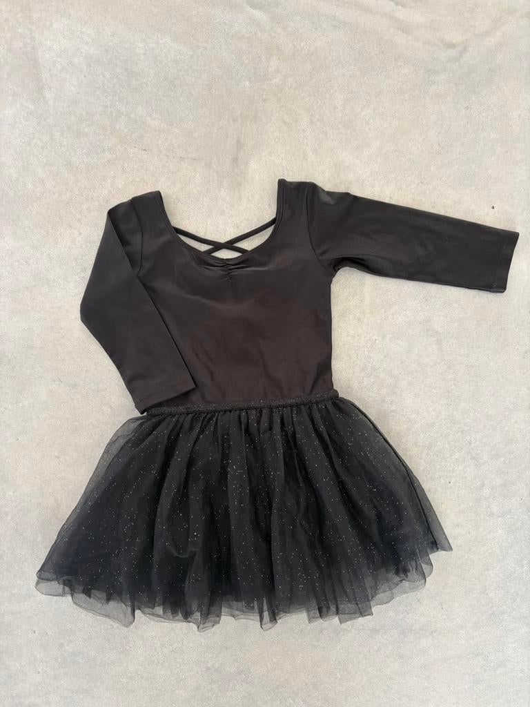 Balletpak kind zwart maat 122/128, Ophalen of Verzenden, Zo goed als nieuw, Kleding