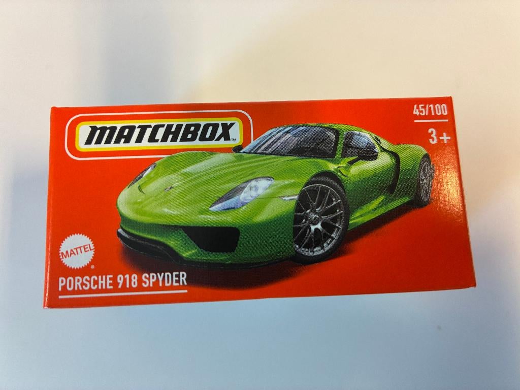 89828: Porsche 918 Spyder - Matchbox, Nieuw, Ophalen of Verzenden, Gondel 1, 1186MJ Amstelveen, Service.nl@mattel.com