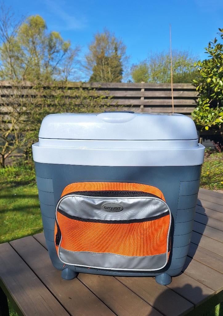 Exquisit EC728-AC/DA thermo elektrische koelbox, Caravans en Kamperen, Koelboxen, Ophalen, Gebruikt, Koelbox, Elektrisch