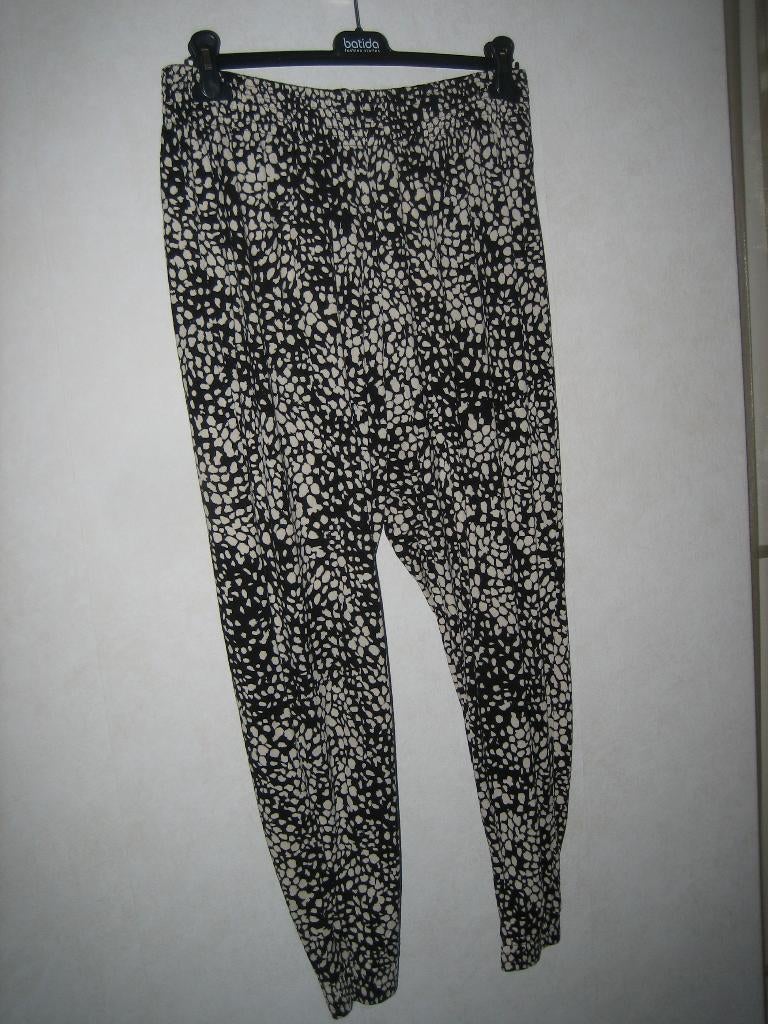 lange broek dames, H&M basic, maat L, H&M, Zwart, Maat 42/44 (L), Ophalen of Verzenden