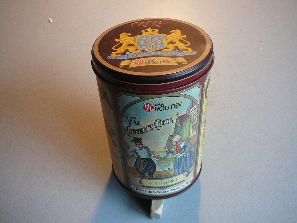 van Houten cacaoblik, Verzamelen, Blikken, Ophalen of Verzenden, Overige