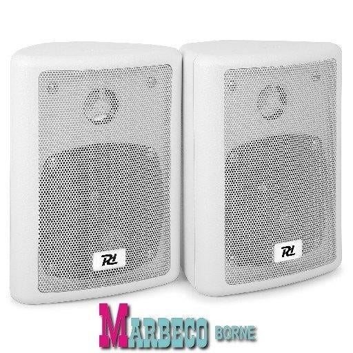 Luidspreker set, Speaker set, passief 4 inch wit, Audio, Tv en Foto, Luidsprekers, Overige merken, 60 tot 120 watt, Info@marbeco.nl