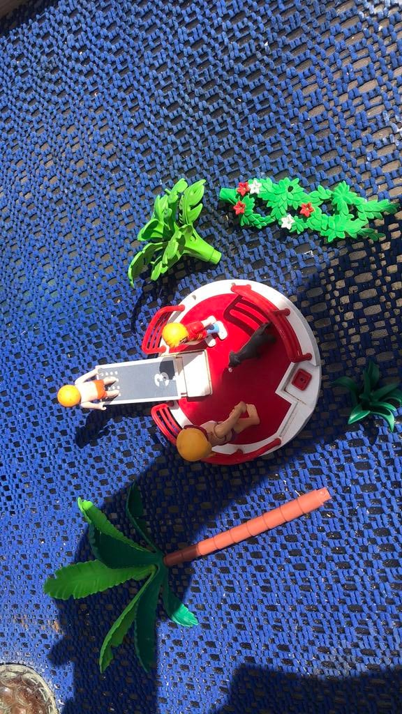 Playmobiel duikplank poppetjes hondje en wat aankleding, Ophalen of Verzenden, Zo goed als nieuw