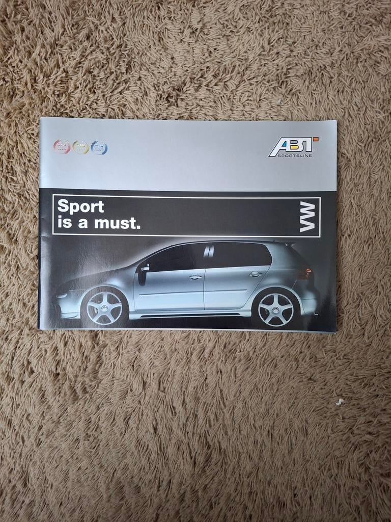 Autofolder ABT VW, Verzenden, Zo goed als nieuw, Volkswagen