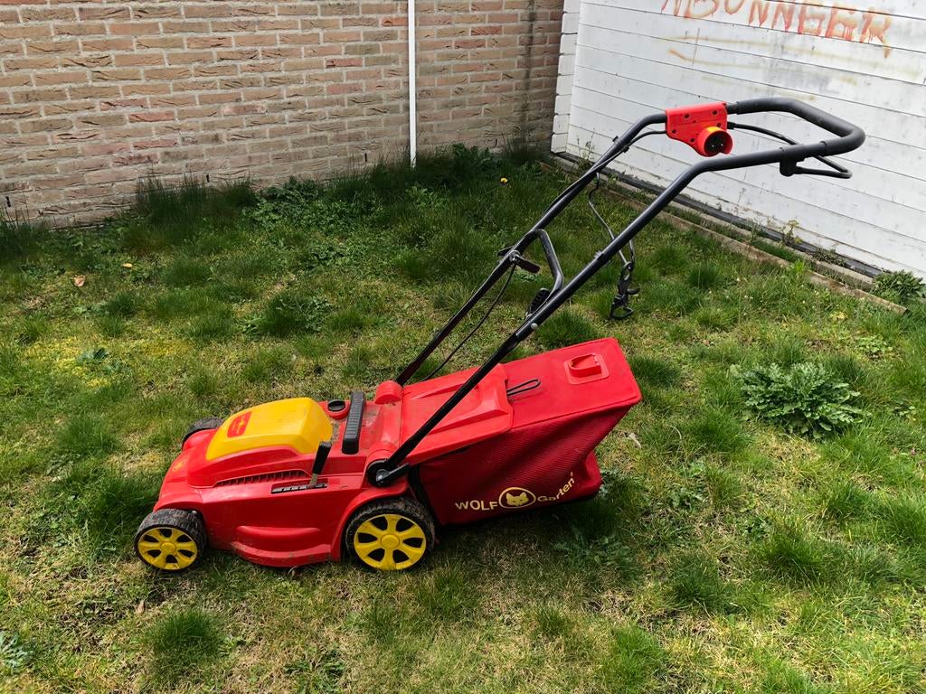 Wolf grasmaaier, Ophalen, Gebruikt, Elektrische grasmaaier