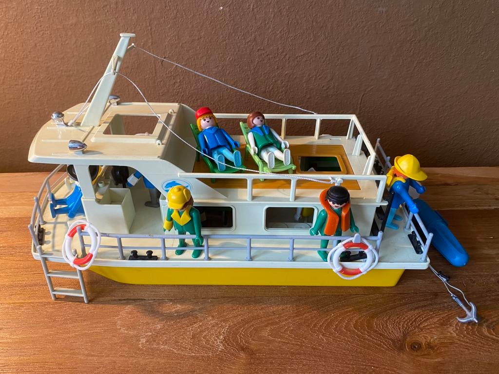 Vintage playmobil boot, Kinderen en Baby's, Ophalen of Verzenden, Gebruikt
