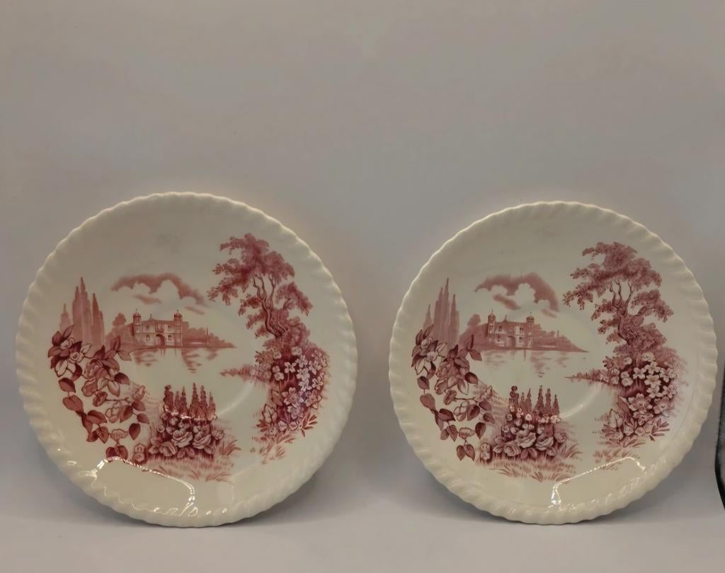 Twee Engelse schotels van Johnson&Bros, Ophalen of Verzenden