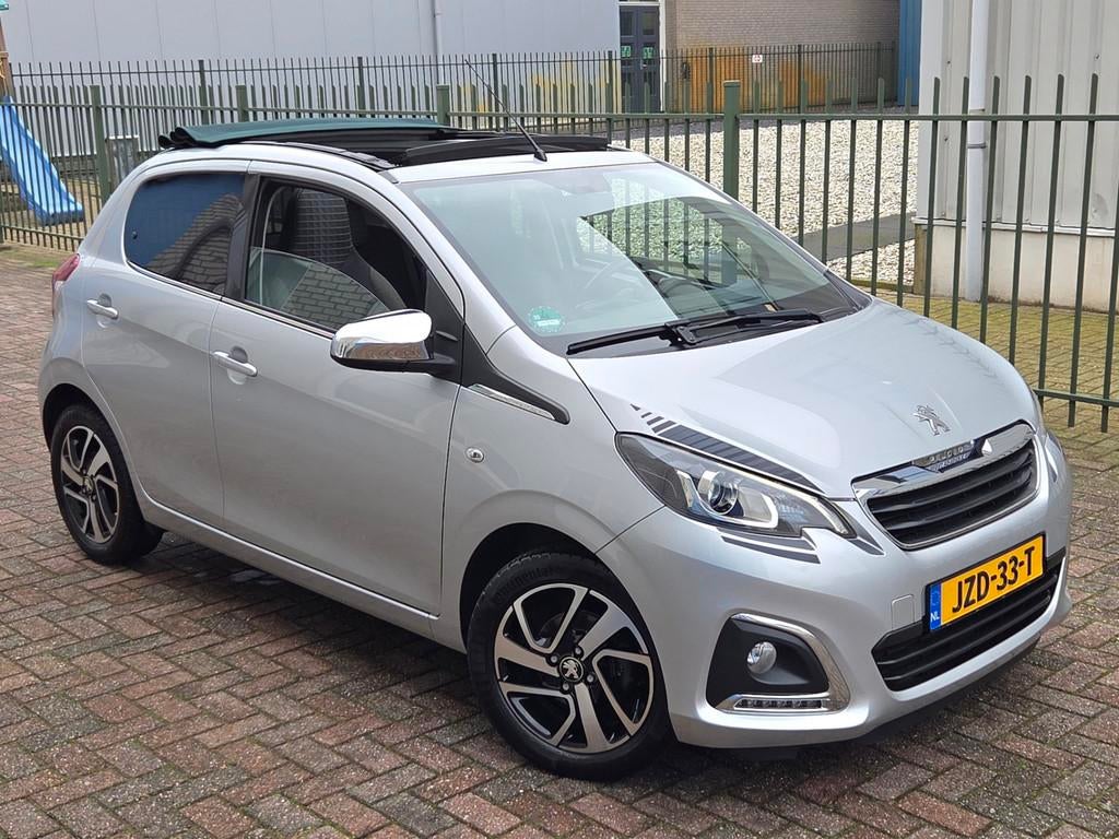 Peugeot 108 1.0 e-VTi Active TOP!Airco-Cruise-Carplay-Cabrio, Voorwielaandrijving, Stof, Gebruikt, 4 stoelen