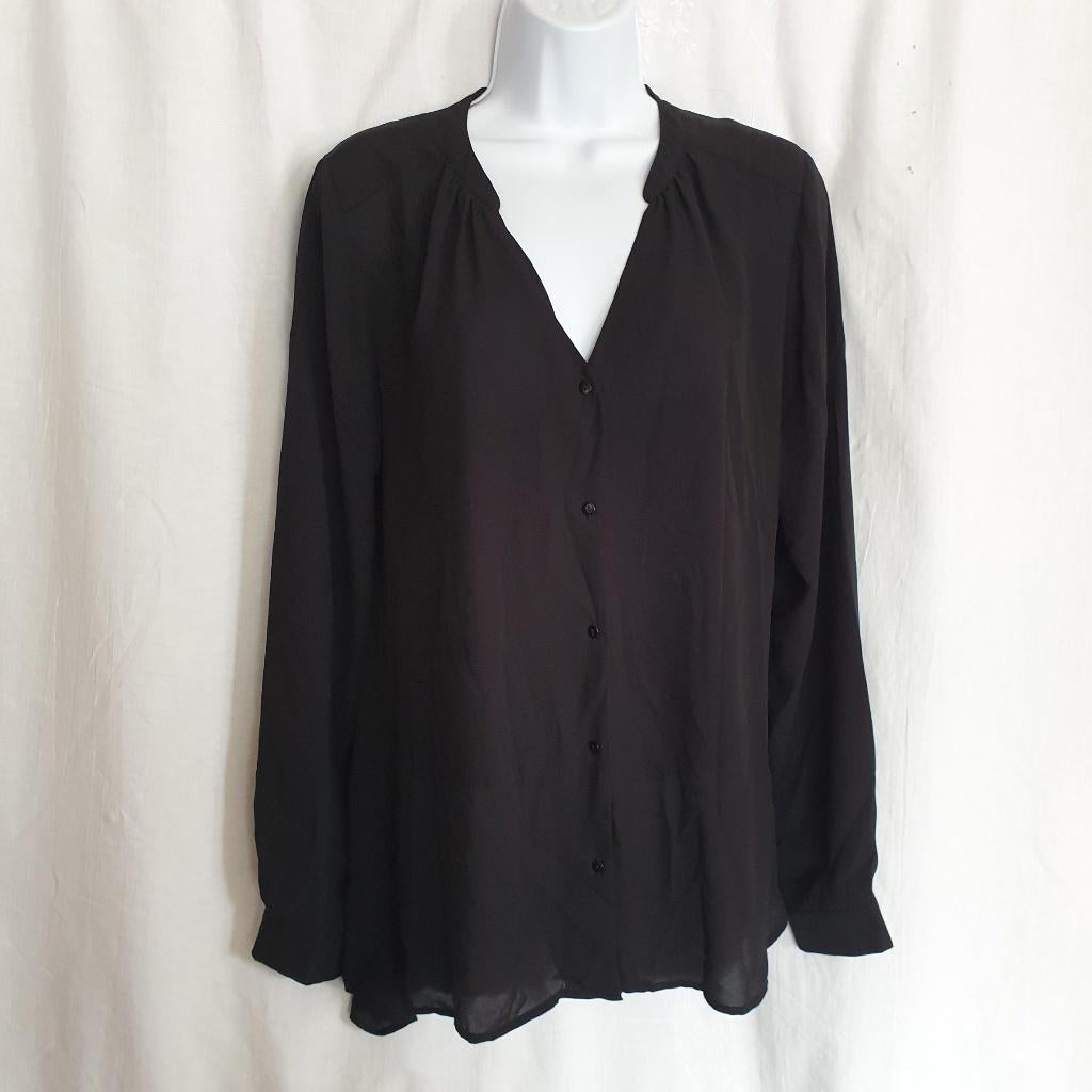 Leuk zwart dames shirt. mt M Merk Miss Etam, Maat 38/40 (M), ., Zwart, Ophalen of Verzenden