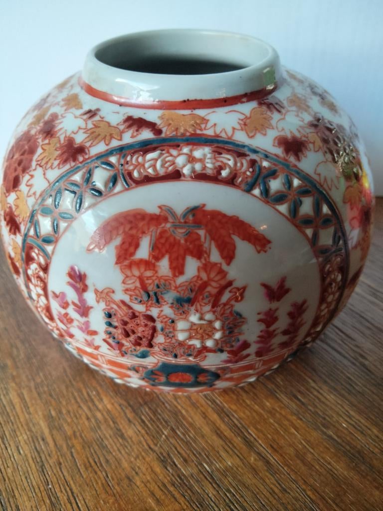 Japanse Imari porseleinen pot, Antiek en Kunst, Ophalen of Verzenden