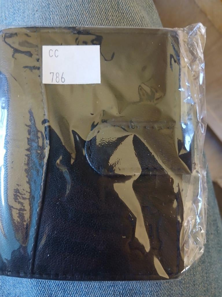 Nieuw lederen pasjes mapje voor ongeveer 20 pasjes, Ophalen of Verzenden