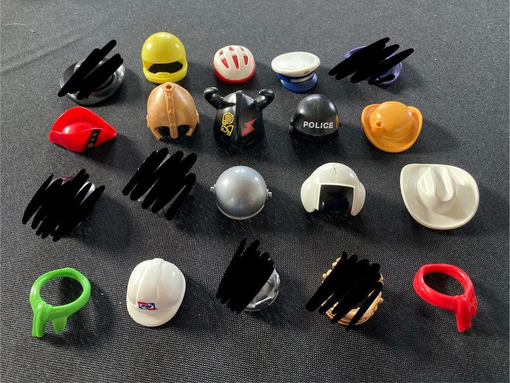 Playmobil hoeden, petten., Ophalen of Verzenden, Zo goed als nieuw