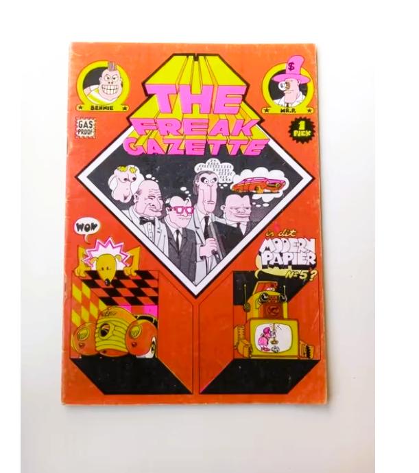 modern papier nr.5 uit 1972/1ste druk/joost swarte, Boeken, Strips | Comics, Overige gebieden, Ophalen of Verzenden, Zo goed als nieuw