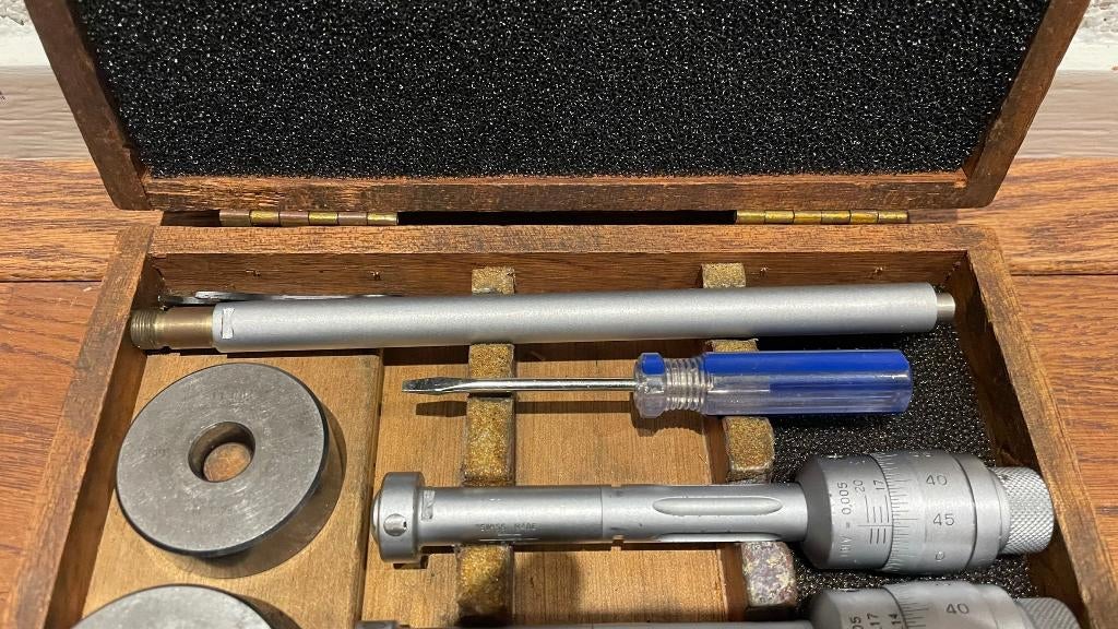 Tesa imicro 11-20mm 0,005mm binnenmicrometer-/schroefmaat, -, Ophalen of Verzenden, Zo goed als nieuw, Tesa
