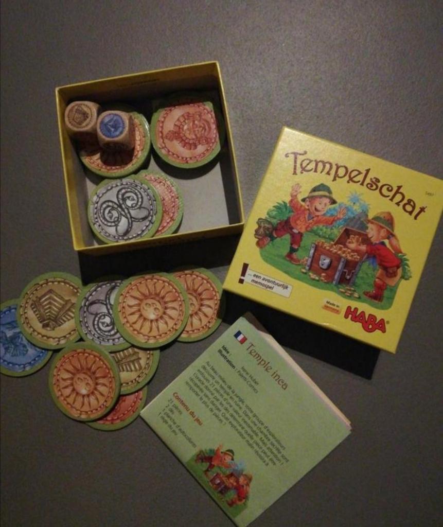 Tempelschat, haba spel, Een of twee spelers, Ophalen of Verzenden, Zo goed als nieuw