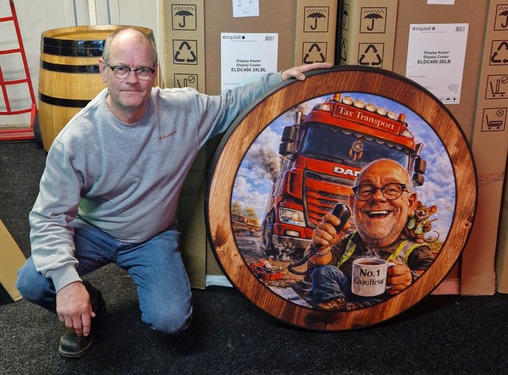 ''Of Lucien blij is met zijn 4 seizoenen tafelblad?'', Ophalen, Kunststof, 50 tot 100 cm, Rond