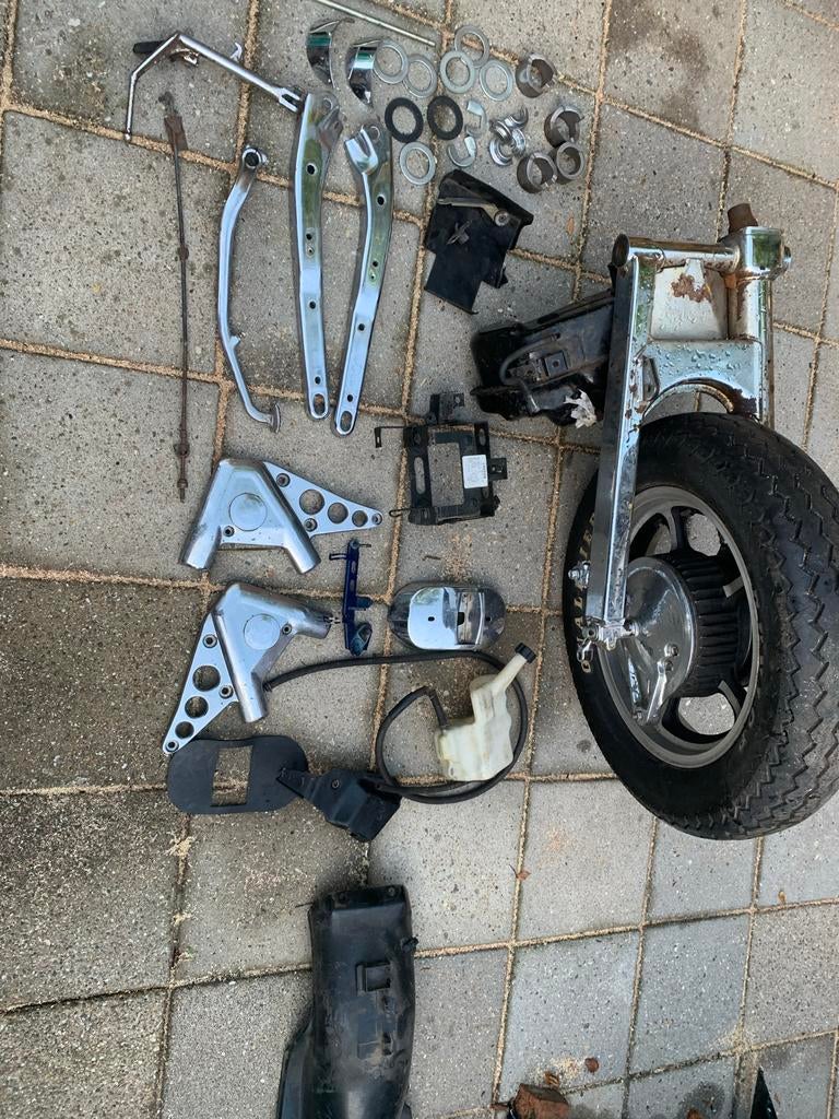 Honda Shadow vt 1000 onderdelen - Voorvork, wielen, chroom, Motoren, Ophalen of Verzenden, Gebruikt