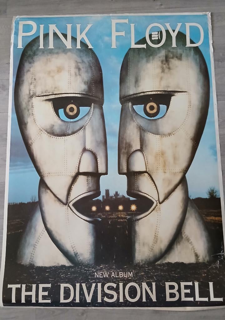 Pink Floyd The Division Bell mega poster, Ophalen, Deurposter of groter, Muziek, Rechthoekig Staand