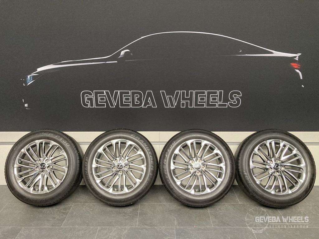 18” Lexus NX I (2017-2021) sport velgen + banden 5x114.3, 18 inch, Gebruikt, -, -