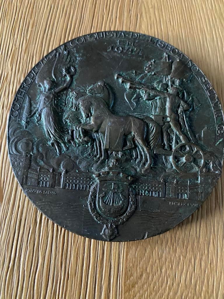 Speciale pening potugal, Postzegels en Munten, Penningen en Medailles, Ophalen of Verzenden, Brons